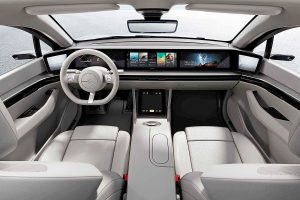 Interieur Sony Elektrofahrzeug