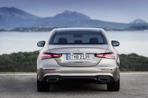 Mercedes E-Klasse Facelift 2020 Exterieur Heck mit Leuchten