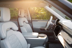 Rivian R1S E-SUV Interior Copyright Rivian