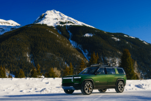 Rivian R1S elektrischer Abenteuer-SUV Copyright Rivian