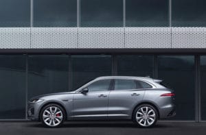 jaguar f-pace seitenansicht exterieur