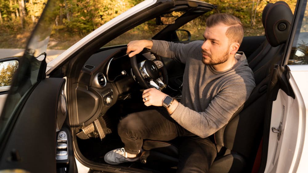 mercedes amg c43 cabrio interieur fahrersitz