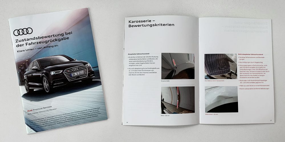 Zustandsbewertung Fahrzeugr&uuml;ckgabe