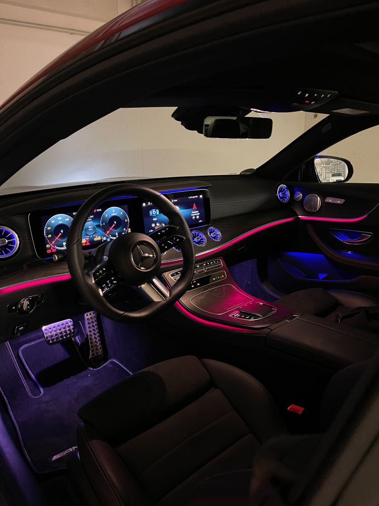 mercedes e klasse coupe interieur lenkrad