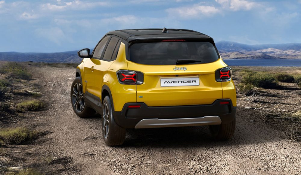 jeep avenger rear angular