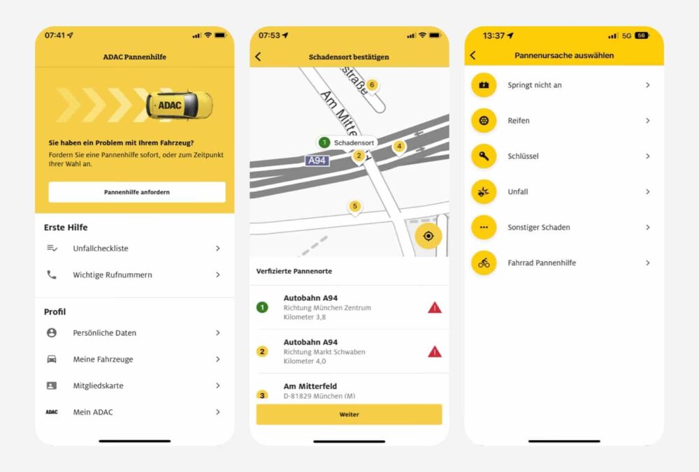 adac pannenhilfe app