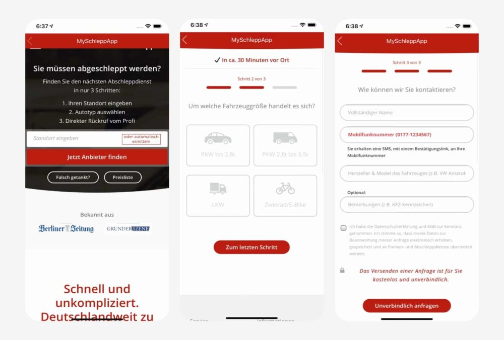 myschlepp app