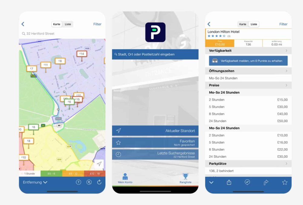 Parkopedia Park-App