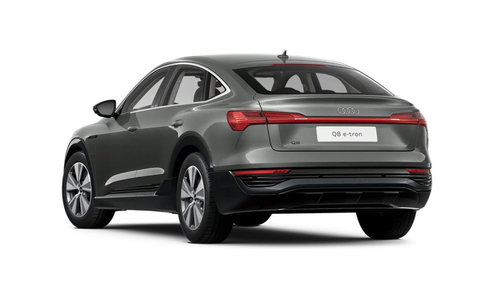 audi q8 etron sportback rear angular