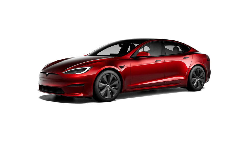 tesla model s front angular