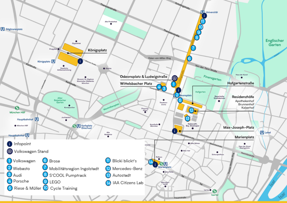 IAA MOBILITY Family Trail Stationen