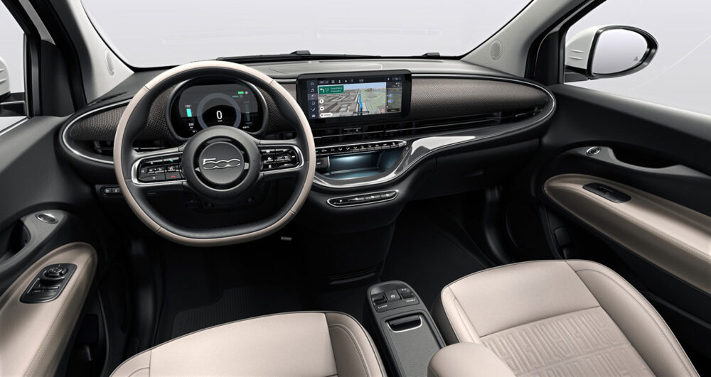 fiat 500 elektro la prima innenraum