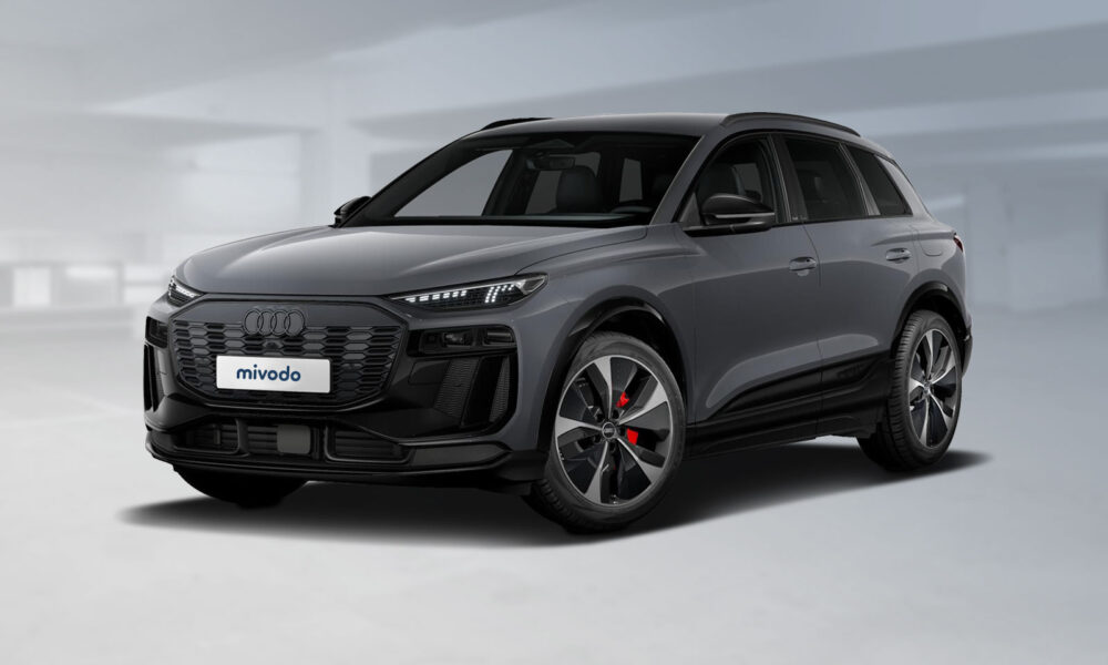 Audi Q6 e-tron SUV edition grey