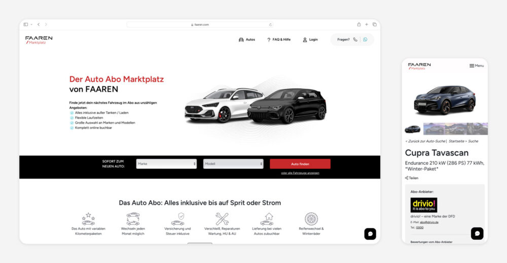 faaren anbieter website