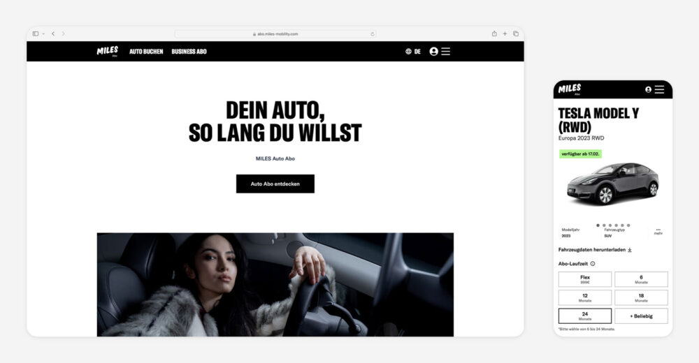 miles anbieter website