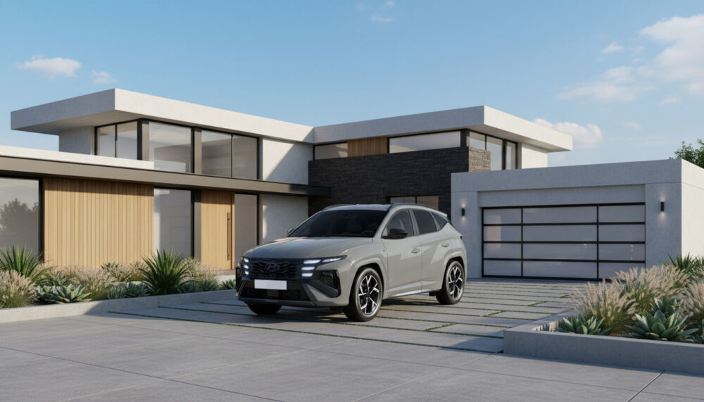 hyundai tucson driveway