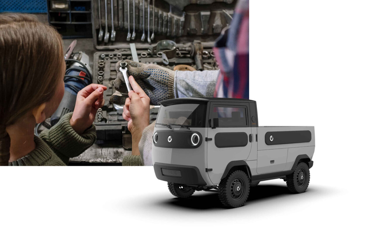 Electric Brands XBUS Pickup Vehicle Model